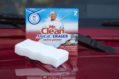 Magic eraser sponge for car